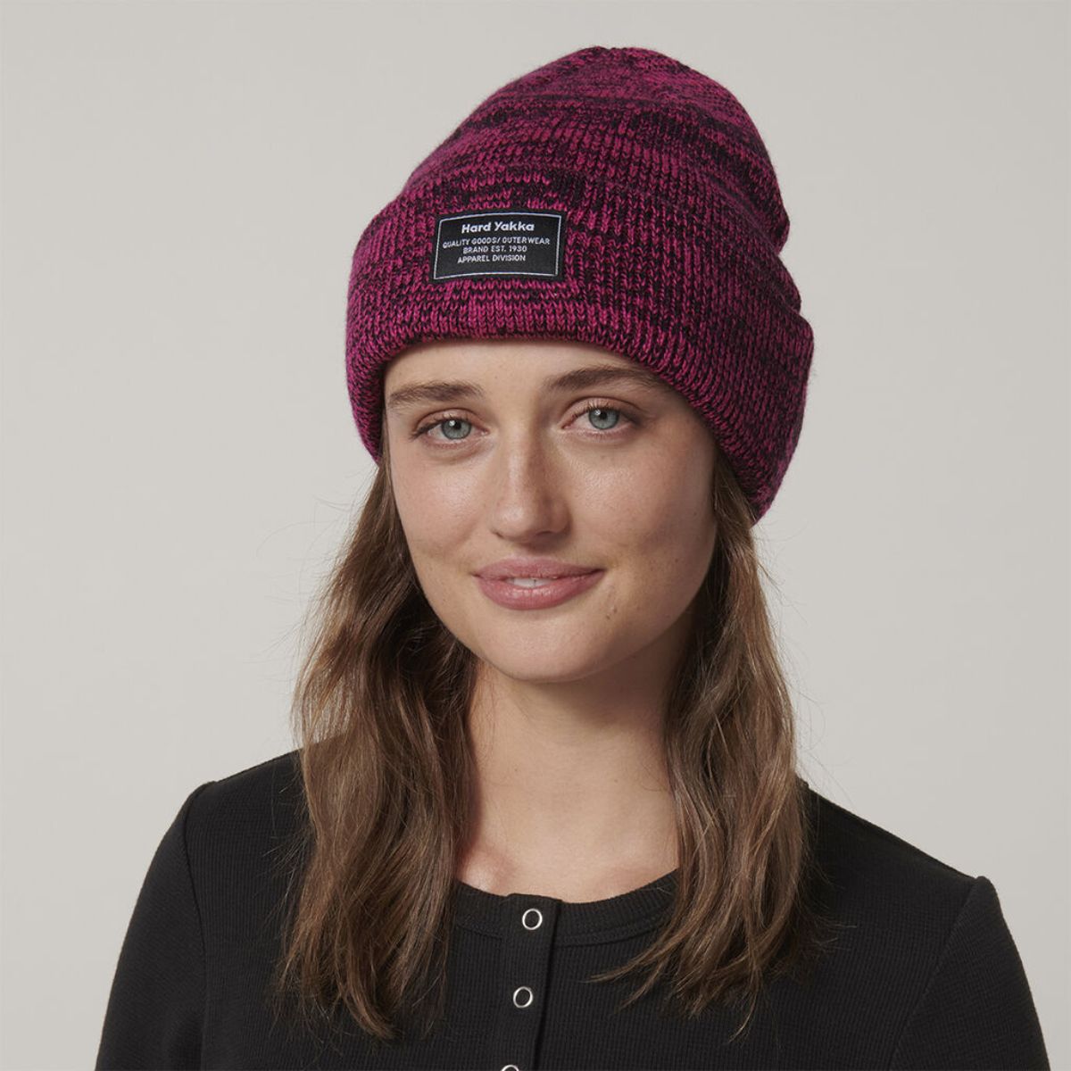 Hard Yakka 2 Tone Twist Marle Beanie Y22301