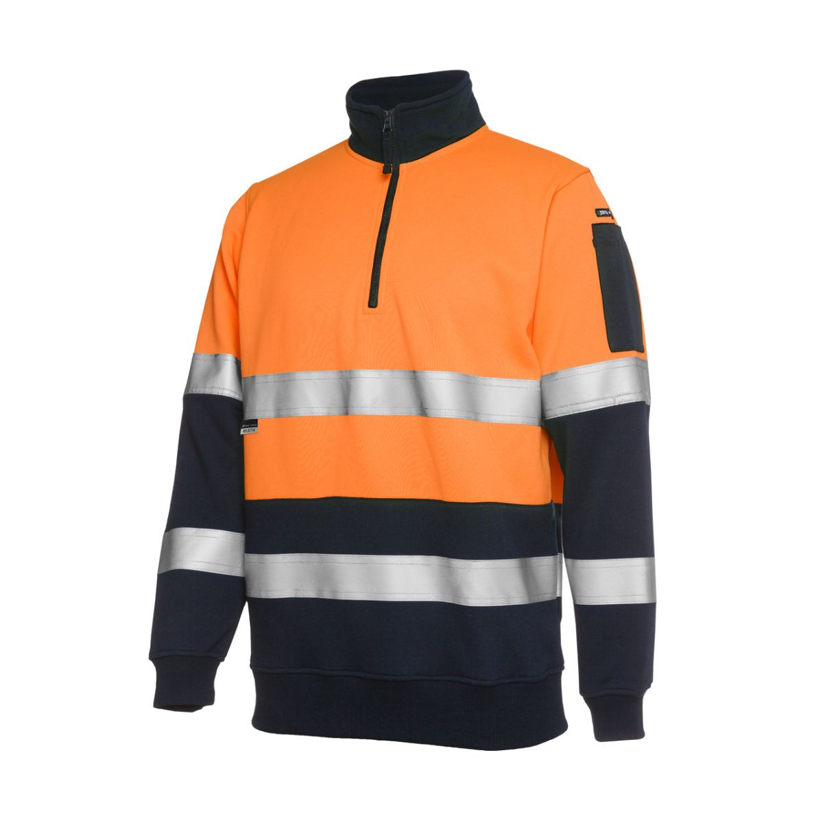 JB'S Hi Vis (D+N) 1/2 Zip Fleecy Sweat 6HZFS