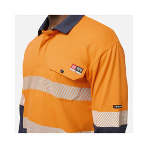 KingGee ShieldTEC FR Hi-Vis Spliced Polo With FR Tape K84008