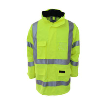 DNC Hi Vis Breathable Rain Jacket Biomotion Tape 3571