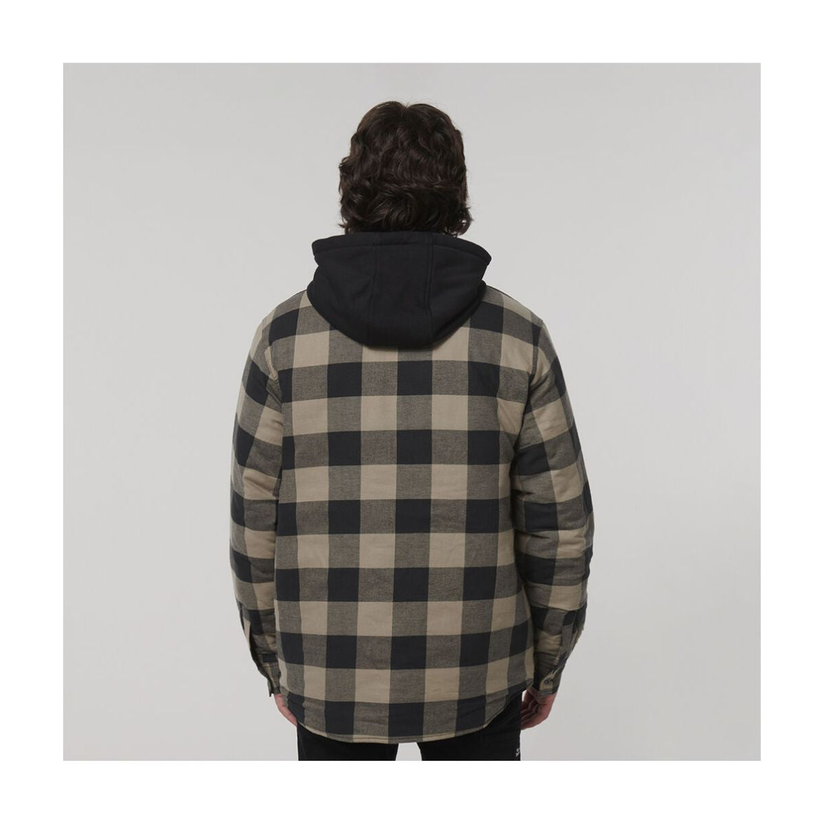 Hard Yakka Quilted Flannel Hooded Shacket Y06690