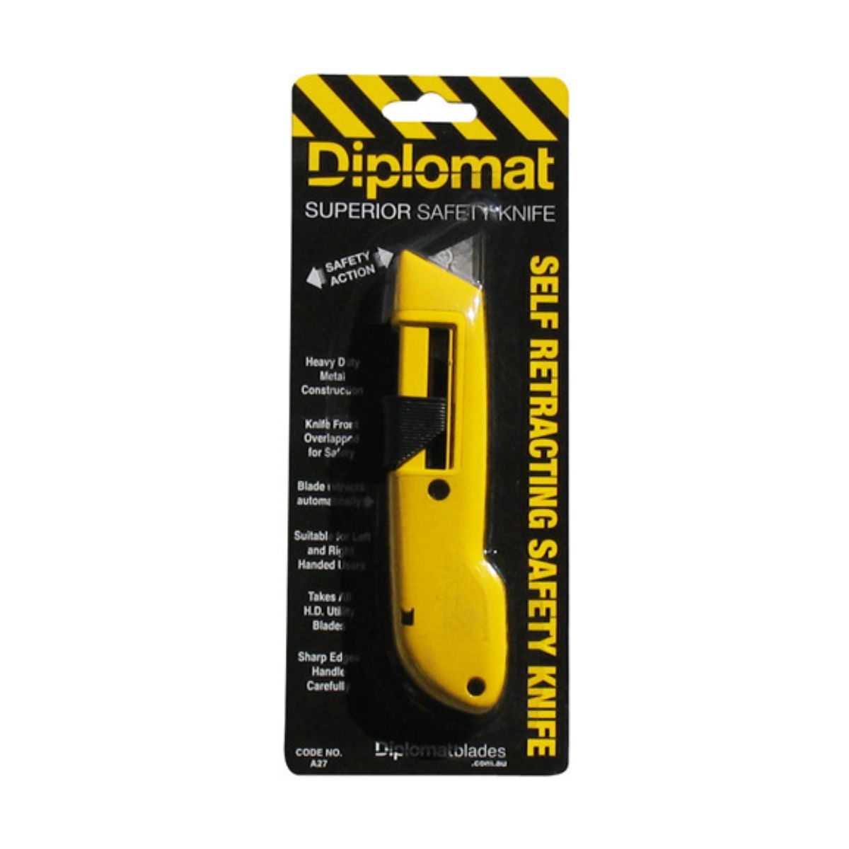 Diplomat Spring Loaded Safety Knife A27