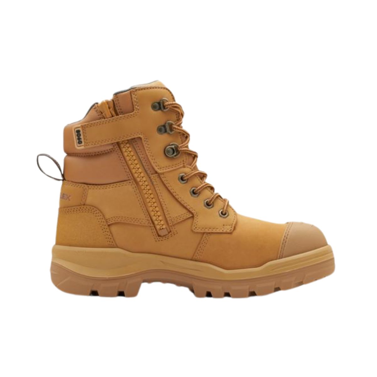 Blundstone Unisex Zip Up Series Safety Boots - Wheat #8060