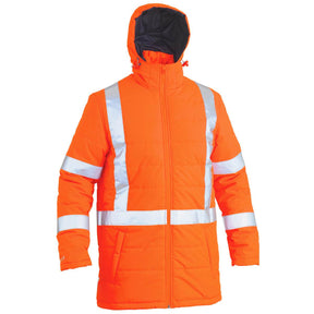 Bisley Taped Hi Vis Puffer Jacket with X Back BJ6379XT