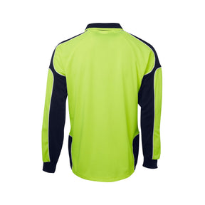 JB's Hi Vis L/S Arm Panel Polo 6AP4L