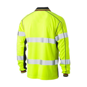 Bisley Taped Hi Vis Polyester Mesh Polo BK6219T