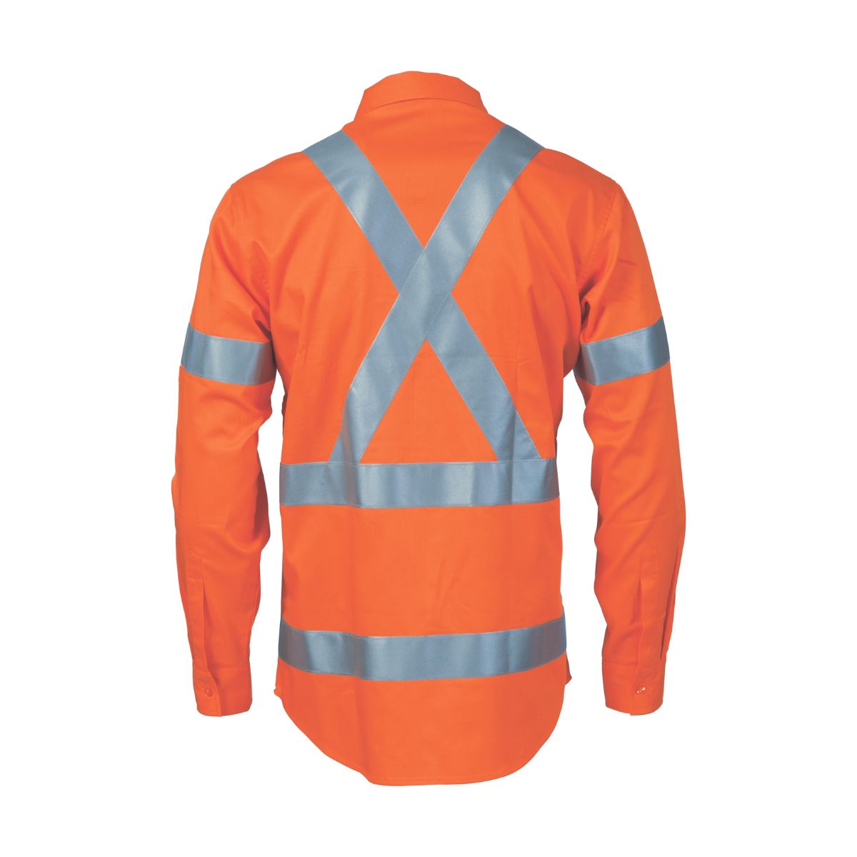 DNC Hi Vis Cool-Breeze Shirt X Back Taped L/S 3546
