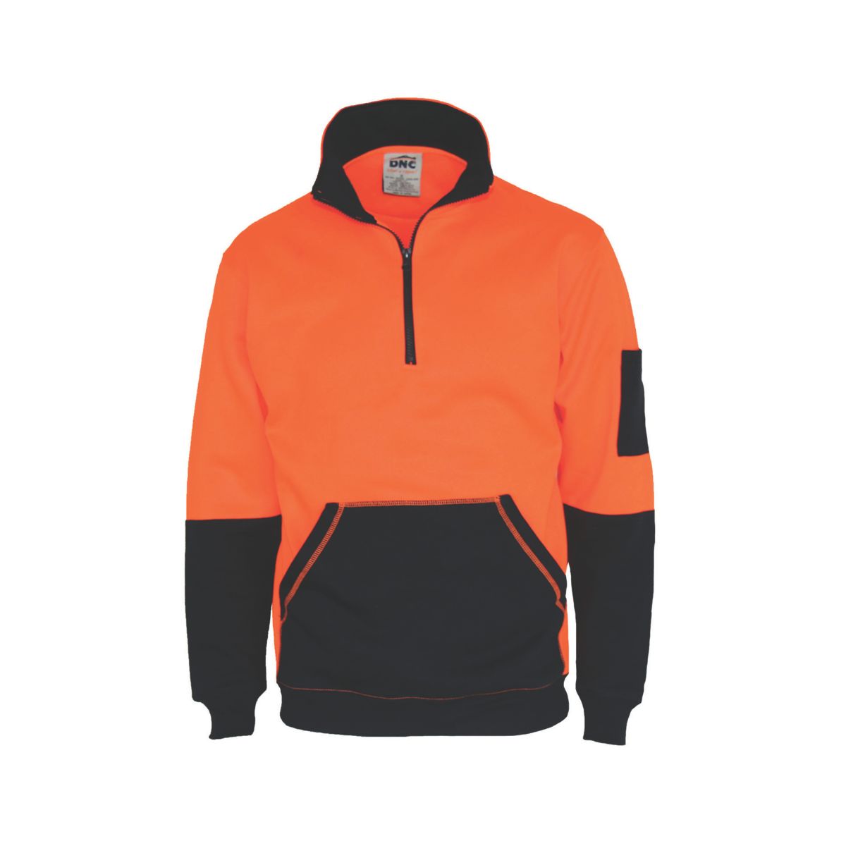 DNC HiVis Two Tone 1/2 Zip Super Fleecy Jumper 3724