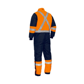 Bisley X Taped Two Tone Hi Vis Freezer Coverall BC6453T