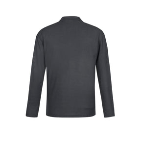 Biz Corporates Men's Crew Long Sleeve Polo Shirt P400ML