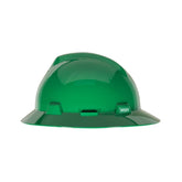 MSA V-Gard Full Brim Hard Hat, Fas-Trac III 4pt Suspension 220949 (Each)