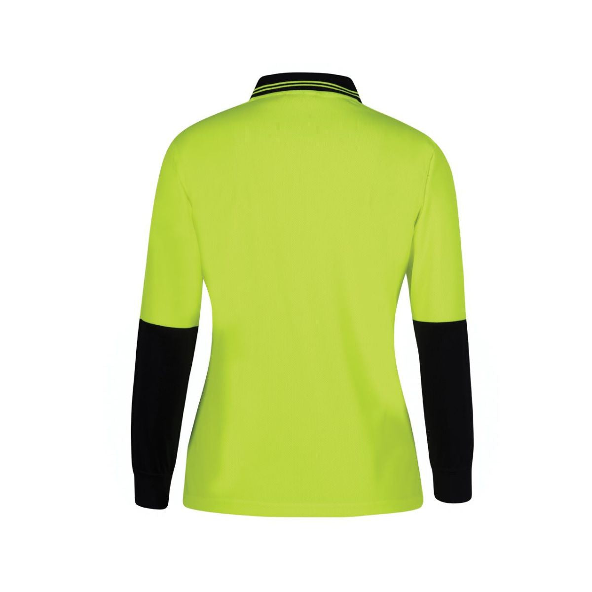 JB's Ladies Hi Vis Long Sleeve Comfort Polo 6LHCL