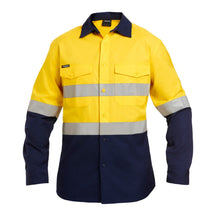 KingGee Workcool 2 Hi Vis Reflective Spliced Shirt Long Sleeve - K54880