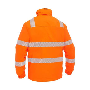 Bisley Taped Hi Vis Heated Jacket With Hood BJ6842T