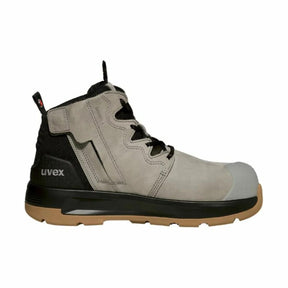 uvex 2 X-Flow Zip Work Boots Wolf Grey 65478