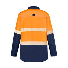 Syzmik Hi Vis Outdoor Segmented Tape Long Sleeve Shirt ZW470