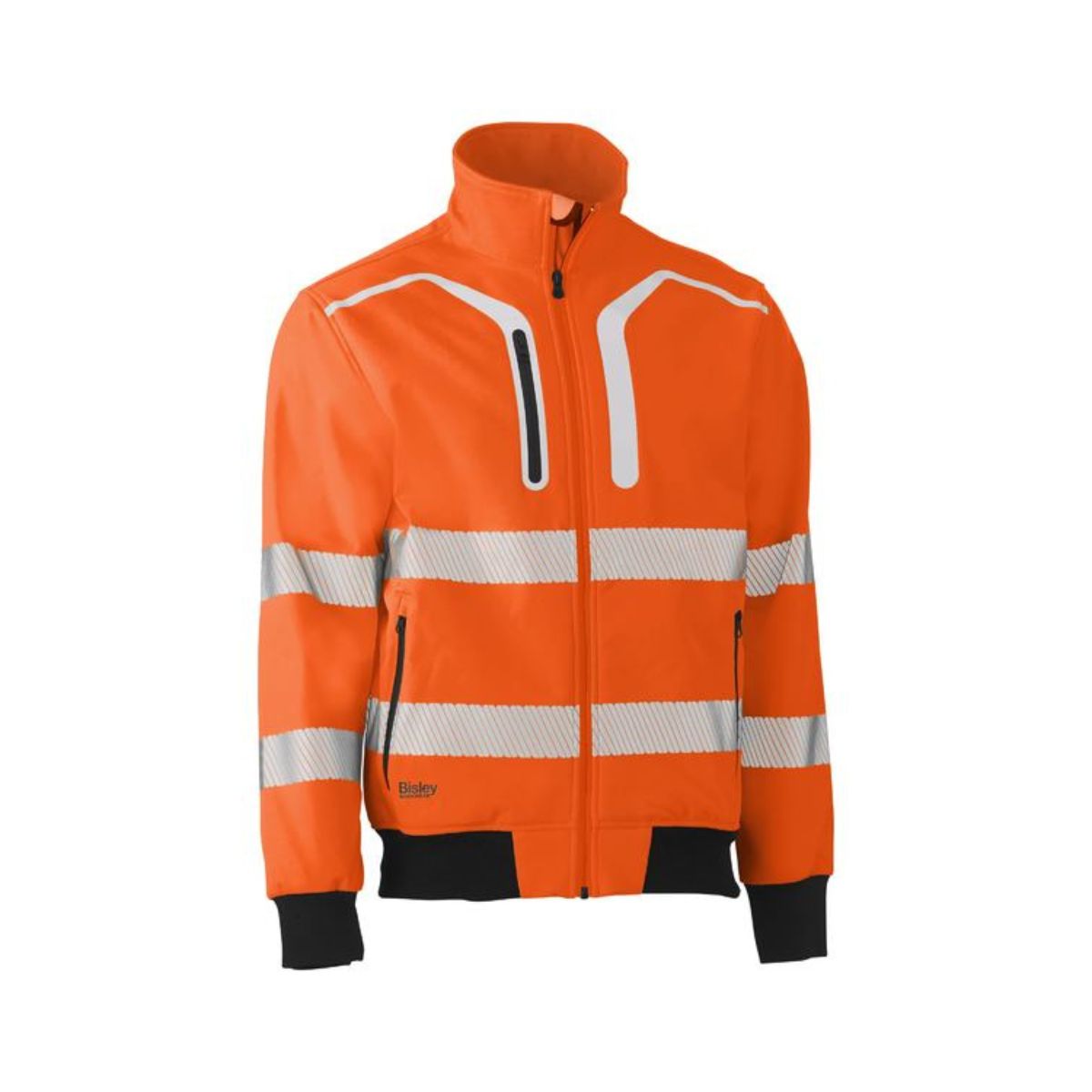 Bisley Taped Hi Vis Soft Shell Bomber Jacket BJ6979T