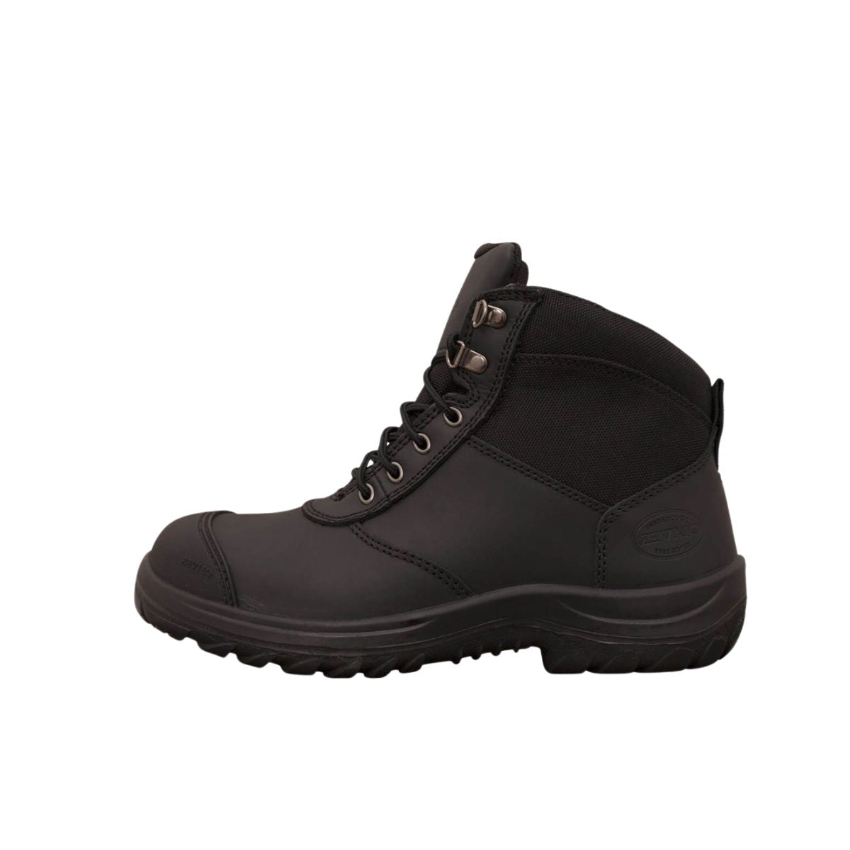 Oliver WB34 Series Black Zip Sided Lace Up Safety Boot