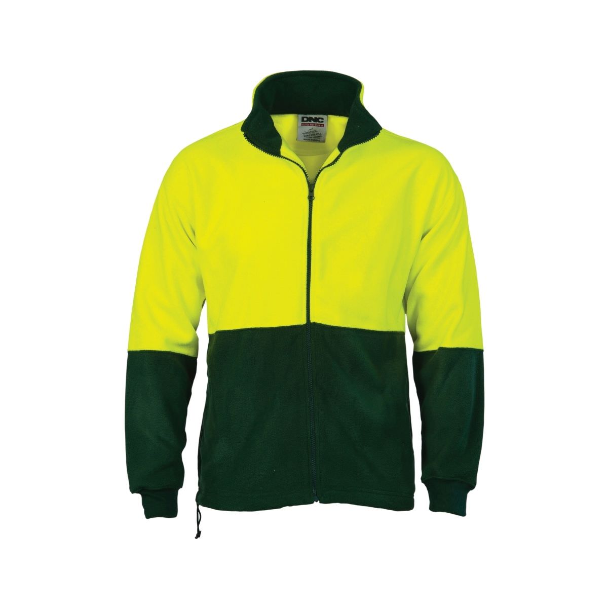 DNC HiVis Two Tone Full Zip Polar Fleece 3827