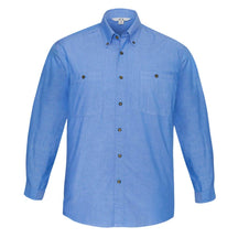 Men's Chambray Long Sleeve Shirt SH112