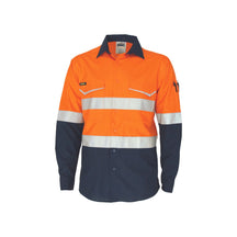 DNC Hi Vis Ripstop Cotton Shirt Taped L/S 3588