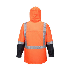Portwest Huski Amp Hi-Vis Contrast Rain Jacket K8005