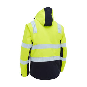 Bisley Taped Two Tone Hi Vis 3 in 1 Soft Shell Jacket BJ6078T