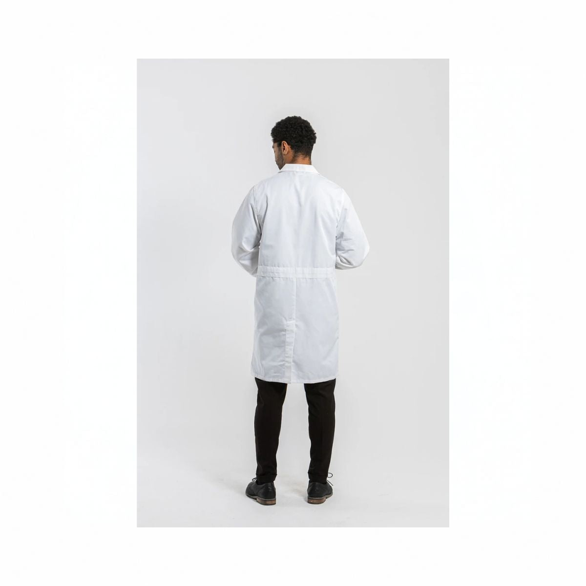 Simmons Knit Cuff Lab Coat - Unisex White LC-SIM-U-W