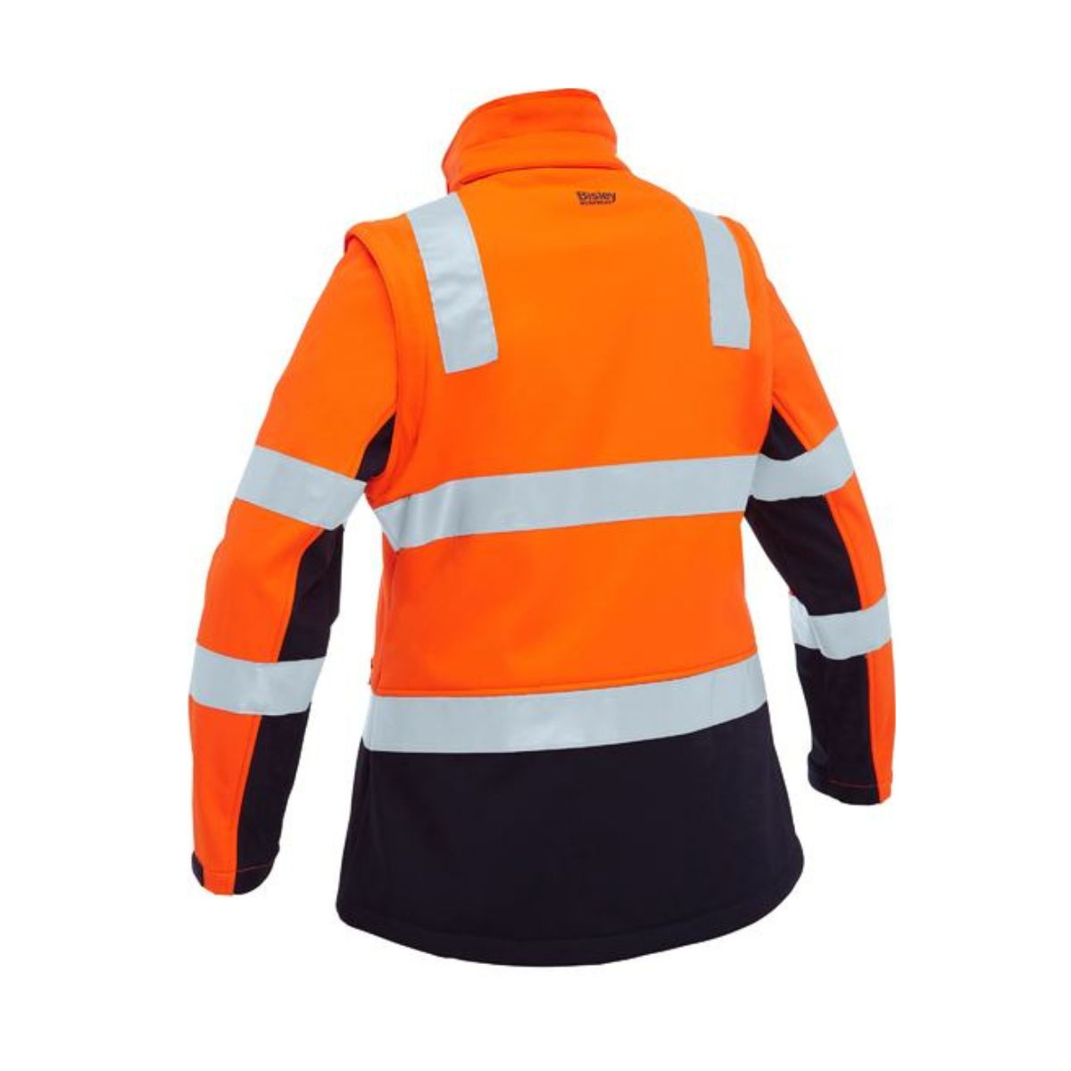 Bisley Women's Taped Two Tone Hi Vis 3 in 1 Soft Shell Jacket BJL6078T