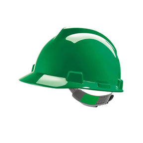 MSA V-Gard Elite Hard Hat, Non-Vented, Push-Key 4pt Suspension 226025