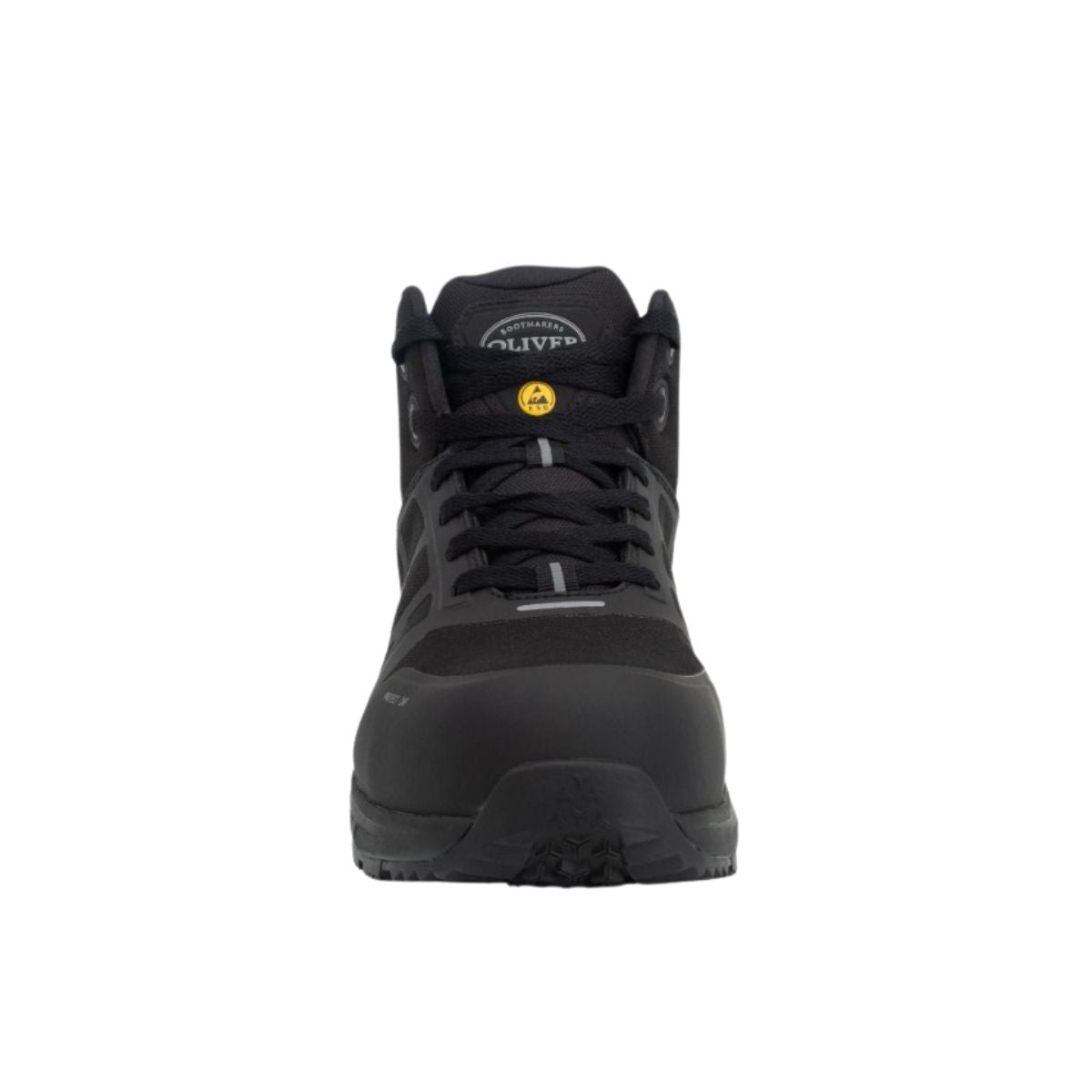 Oliver ST40 Series Black Jogger Ankle Safety Shoes (S3 HRO SRC ESD)