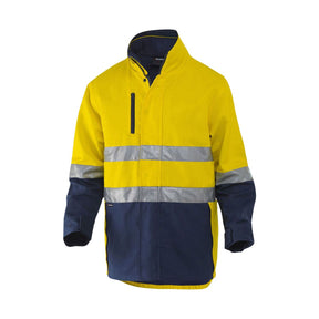 KingGee Originals 3 In 1 Hi-vis Cotton Drill Reflective Work Jacket K55400