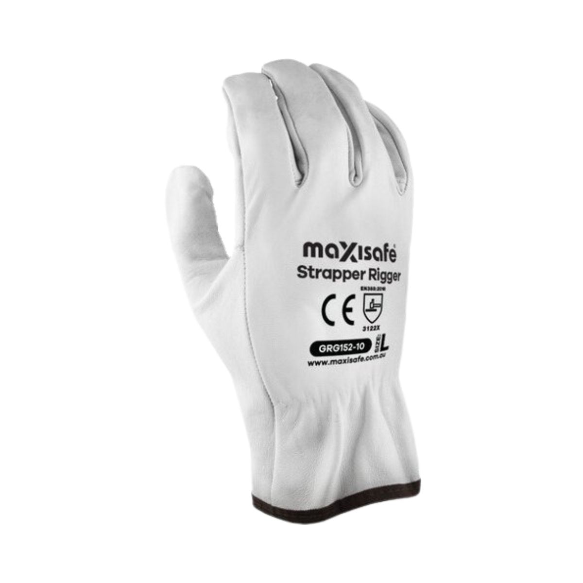 Maxisafe Strapper Full Grain Rigger Gloves (Pack of 12)