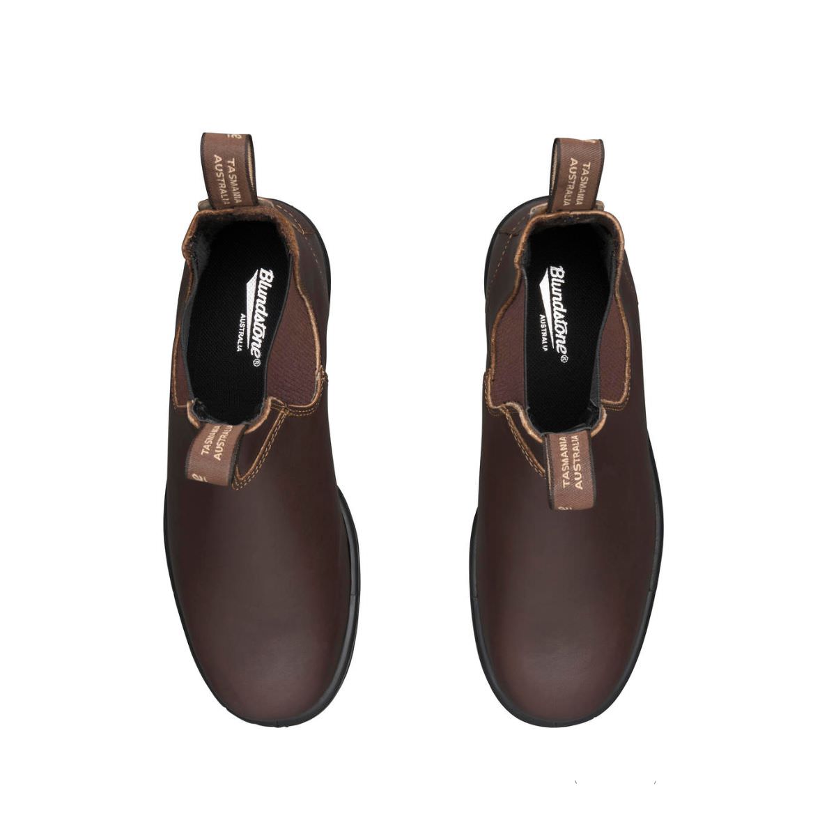 Blundstone Unisex Elastic Sided - Slip on Safety Boots - Chestnut Brown #200