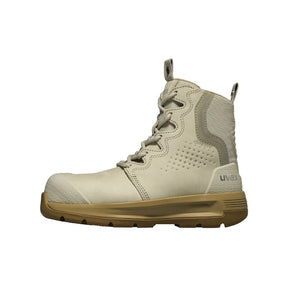 uvex 3 X-Flow Women's Zip - Work Boots (Cement and Tan)