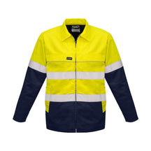 Syzmik Men's Hi Vis Cotton Drill Jacket ZJ590