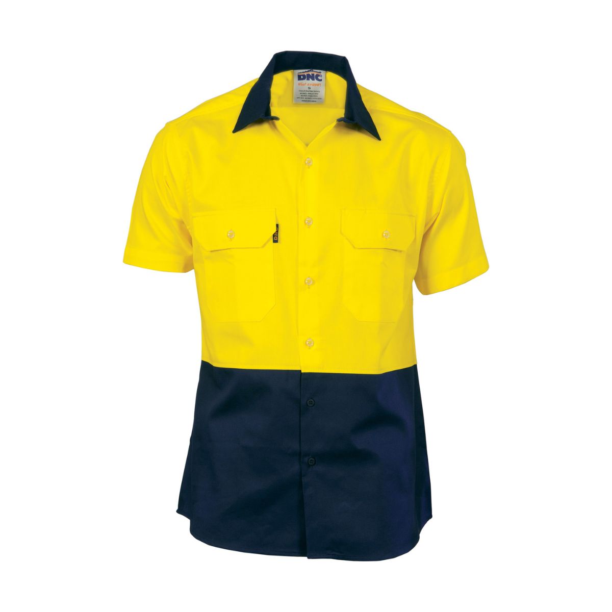 DNC Hi Vis Cool-Breeze Cotton Shirt S/S 3839
