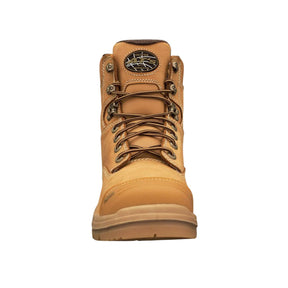 Oliver AT55 Series 150mm Wheat Zip Sided Safety Boot 55332