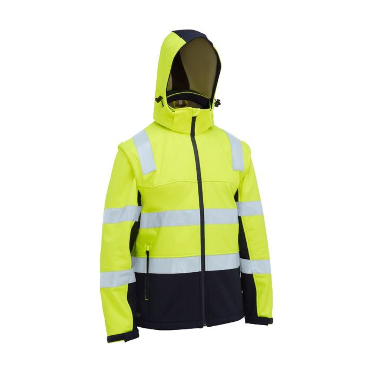 Bisley Taped Two Tone Hi Vis 3 in 1 Soft Shell Jacket BJ6078T