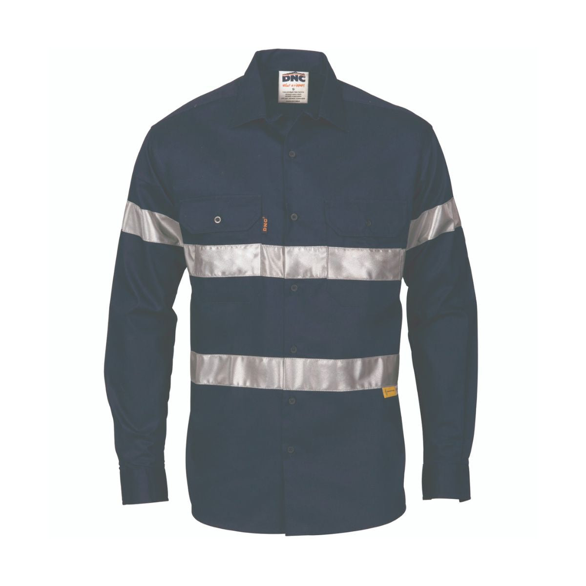 DNC Hi Vis Drill Shirt Taped L/S 3535