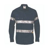 DNC Hi Vis Drill Shirt Taped L/S 3535