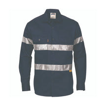 DNC Hi Vis Drill Shirt Taped L/S 3535