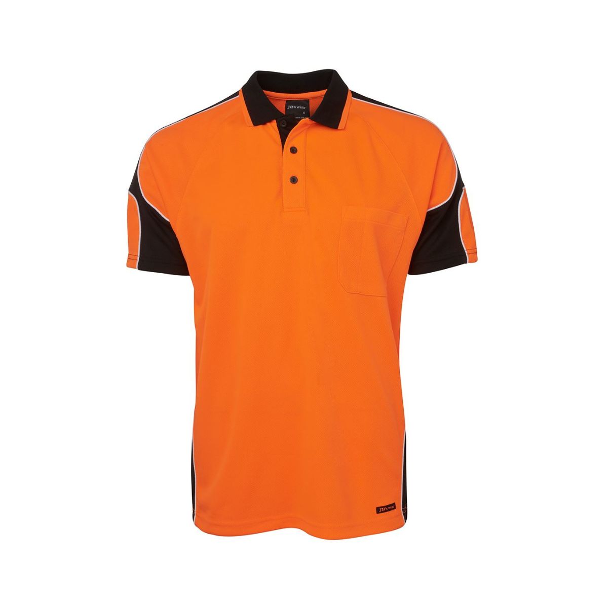 JB's Wear HI VIS Short sleeve Arm Panel Polo