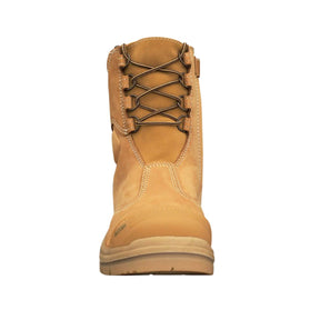 Oliver AT55 Series 200mm Hi-Leg Wheat Zip Sided Safety Boot 55385