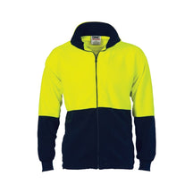 DNC HiVis Two Tone Full Zip Polar Fleece 3827