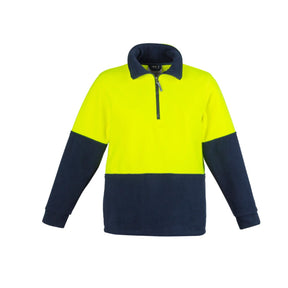 Syzmik Unisex Hi Vis 1/2 Zip Polar Fleece Pullover ZT460