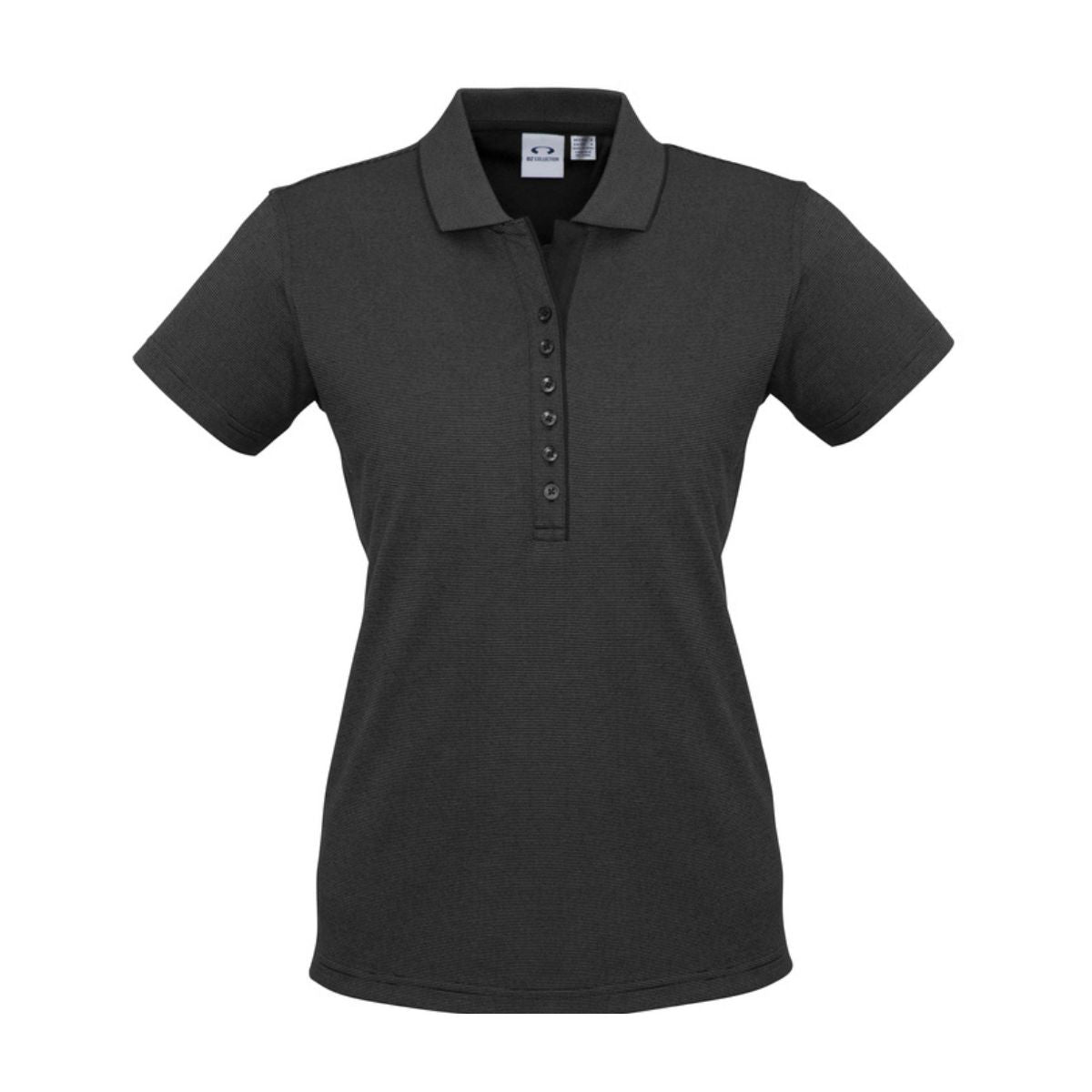 Biz Collection Women's Shadow Short Sleeve Polo P501LS