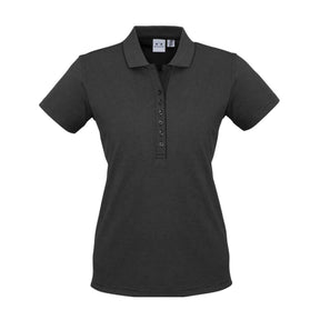 Biz Collection Women's Shadow Short Sleeve Polo P501LS