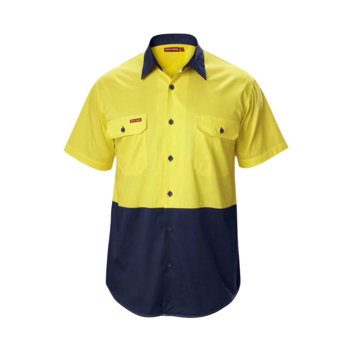 Hard Yakka Core Hi-Vis 2 Tone Vented Short Sleeve Shirt Y07559