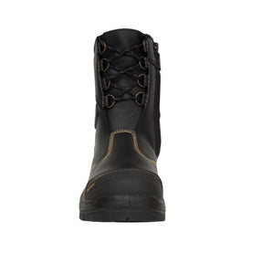 Oliver AT55 Series 200mm Hi-Leg Black Zip Sided Safety Boot 55380